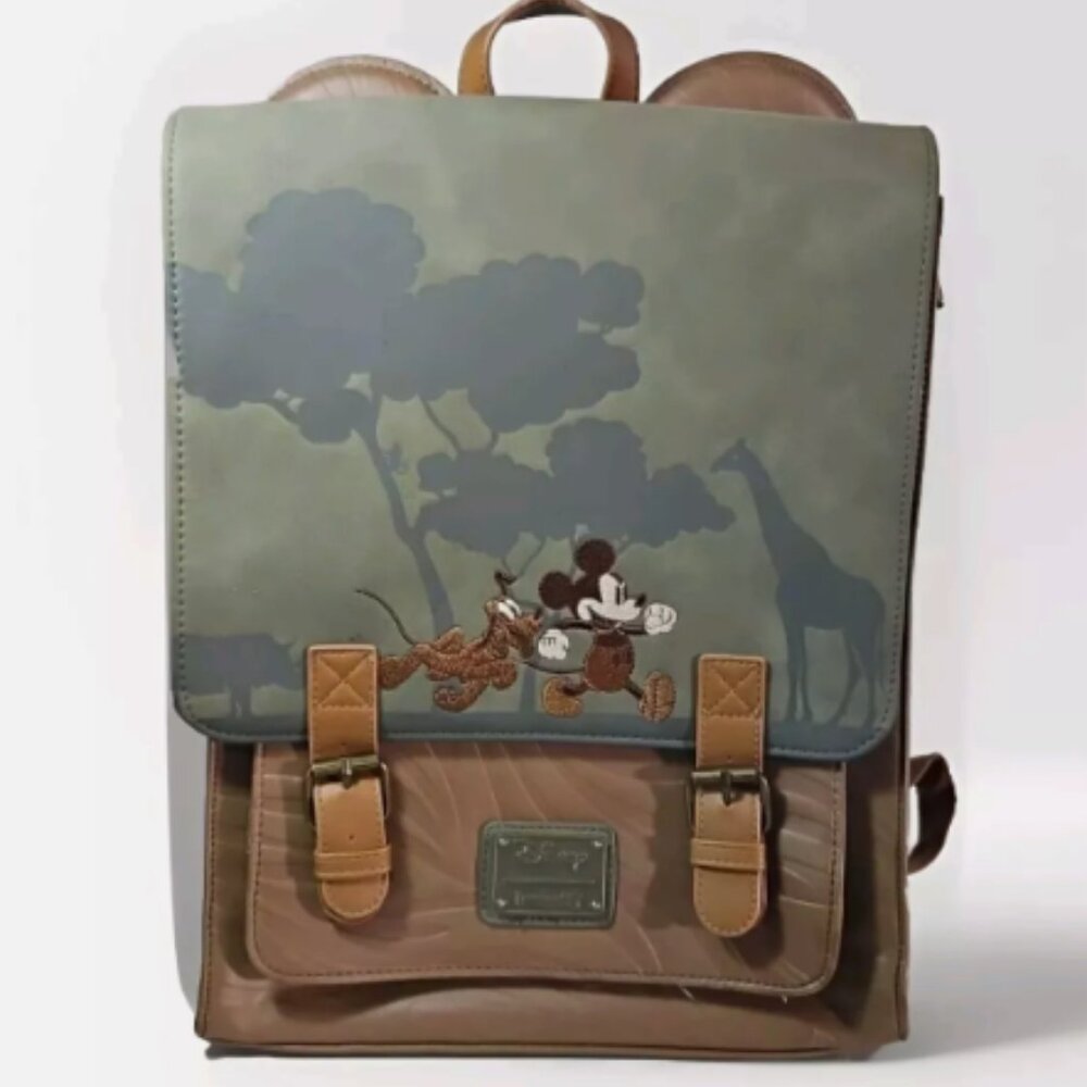RARE-RETIRED- Loungefly Disney Mickey Mouse Safari Backpack!